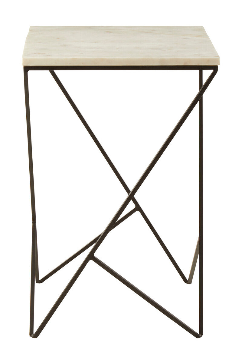 Shalimar Marble top Square Side Table