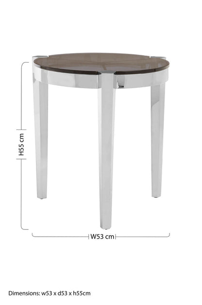 Piermount Round End Table
