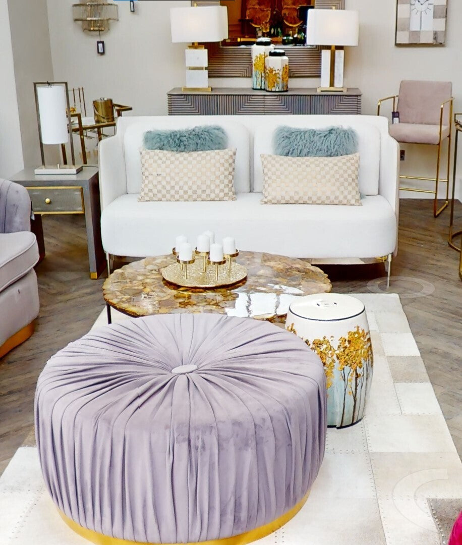 Piermount Ivory and Mink 2 Seater Sofa