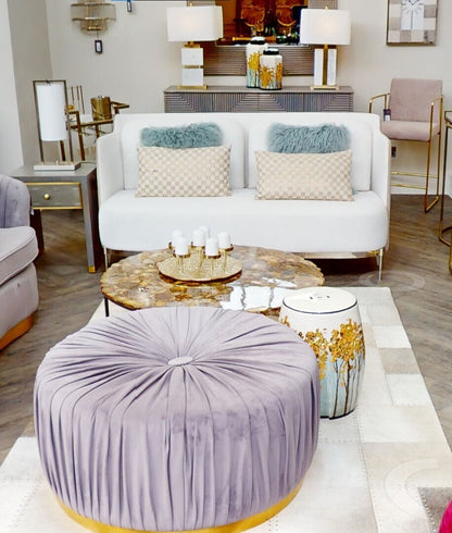 Piermount Ivory and Mink 2 Seater Sofa