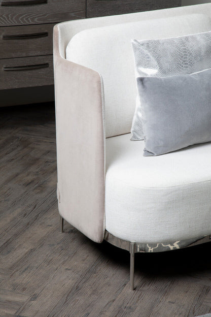 Piermount Ivory and Mink 2 Seater Sofa