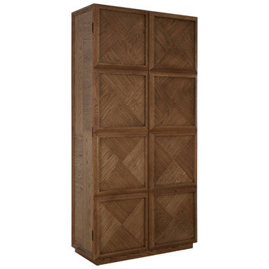 Salvar Natural Oak Wood Tall Cabinet