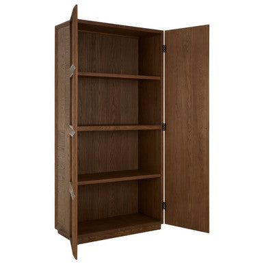Salvar Natural Oak Wood Tall Cabinet
