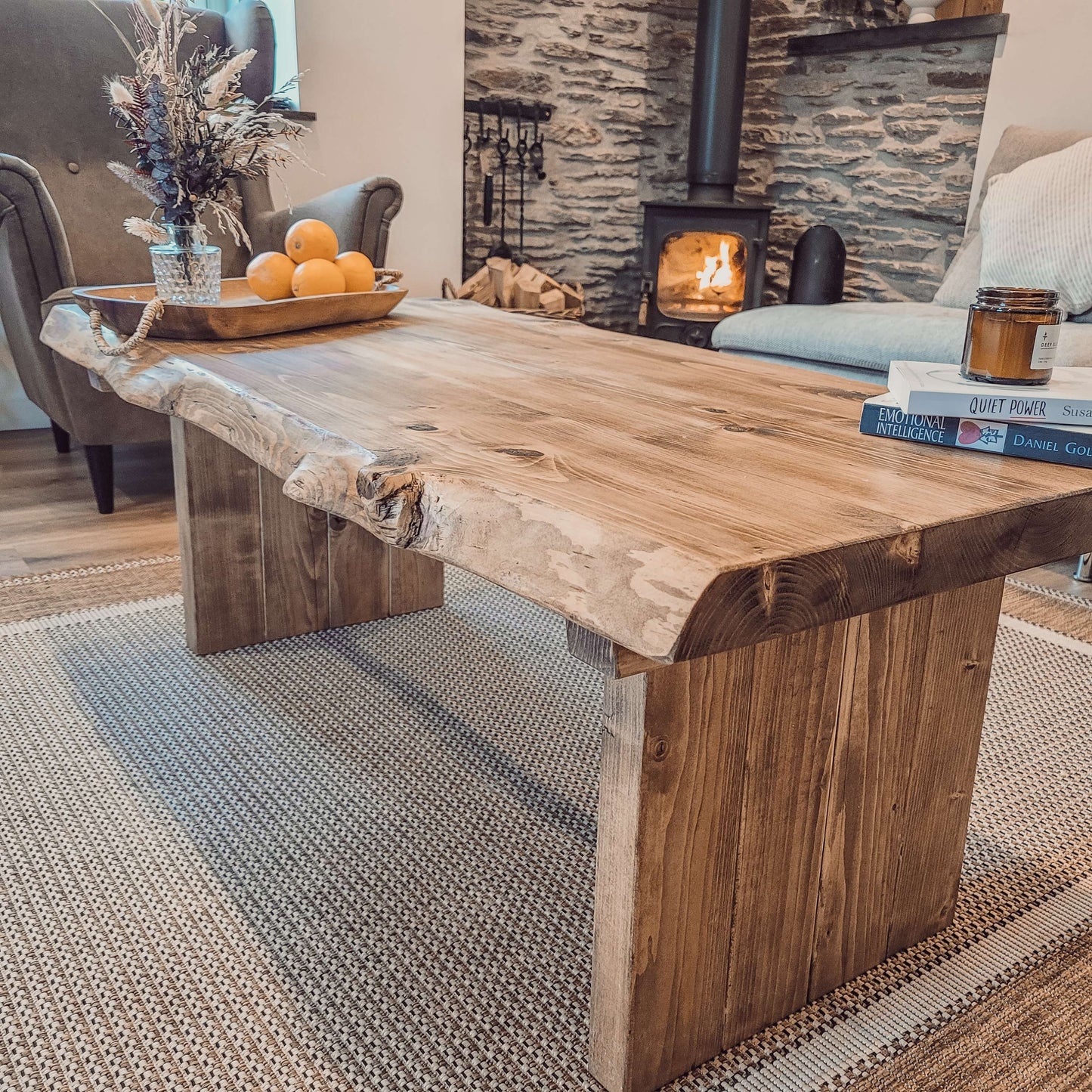 LINA Chunky Live / Waney Edge Coffee Table