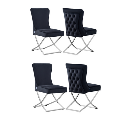 Trafalgar Velvet Dining Chair