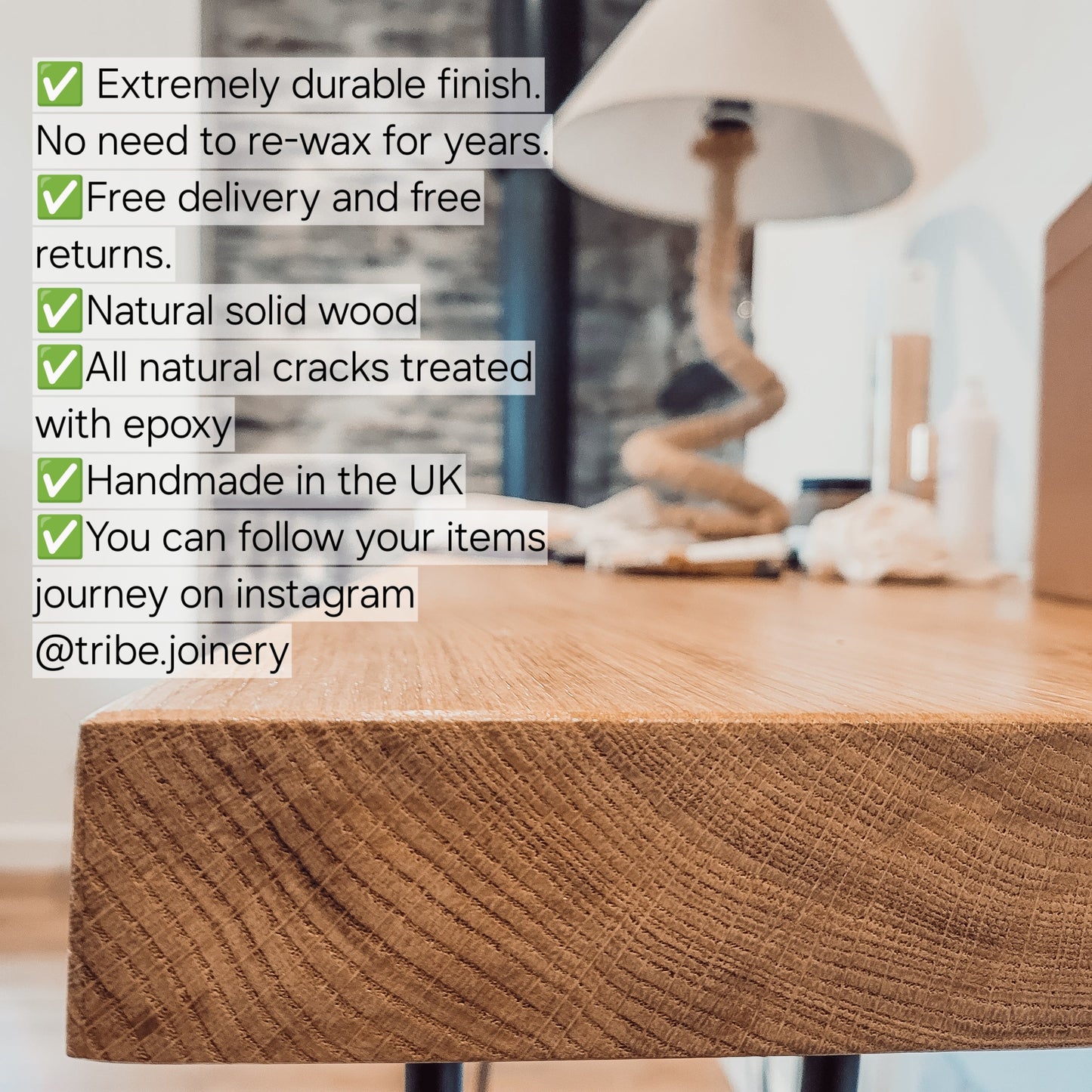 Handmade Rustic Solid Wood TV Unit: Timber Media Console