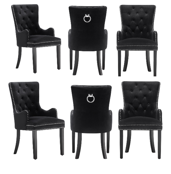 Windsor LUX Velvet Dining Chair (with armrests)