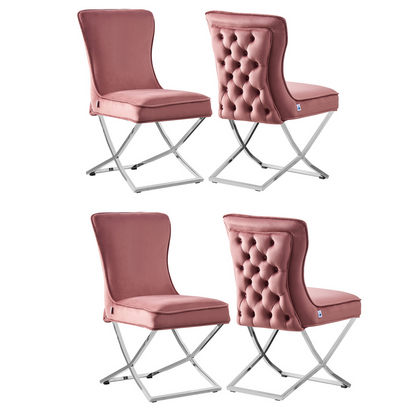 Trafalgar Velvet Dining Chair