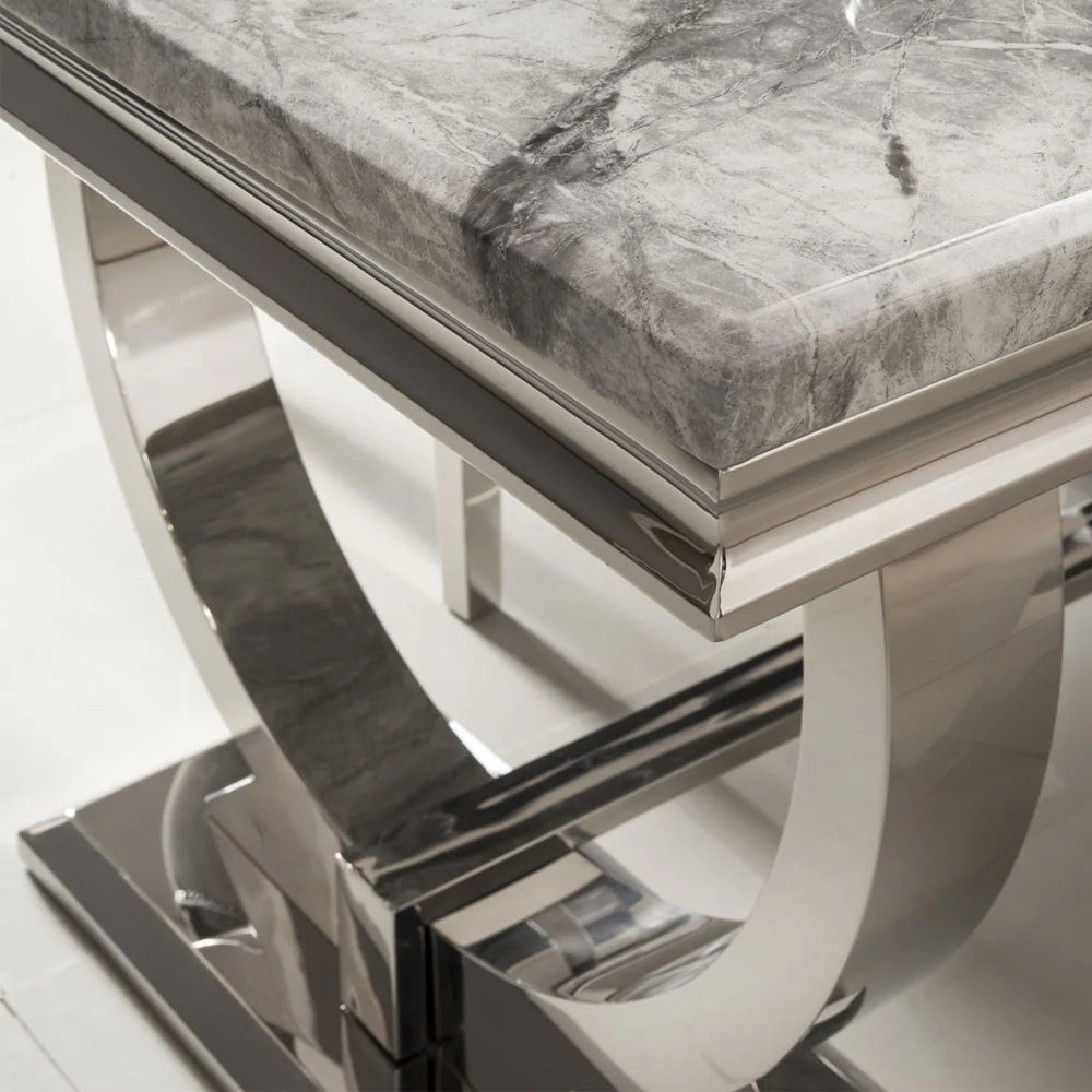 Ariona marble dining table in modern dining room
