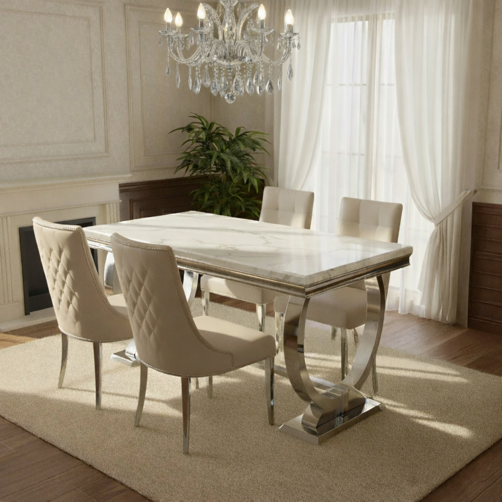 Ariona luxury marble dining table