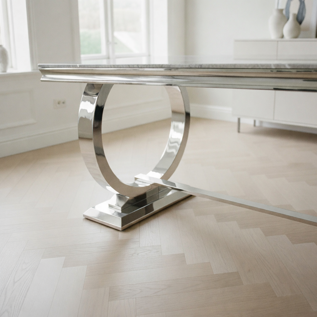 Modern Ariona marble dining table