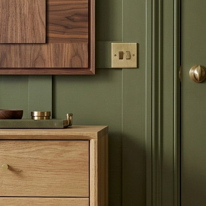 Wright Oak Bedside Table