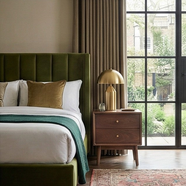 Wright Walnut Bedside Table