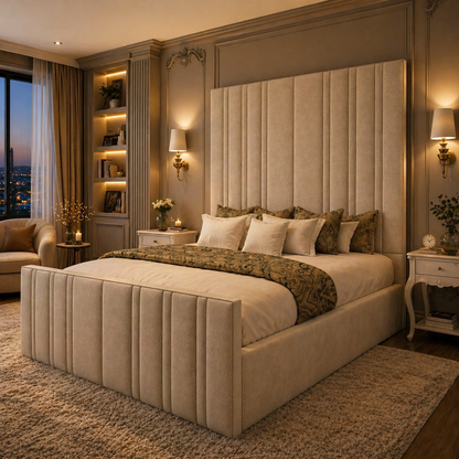 The Linear Panello Luxury Bed - Monarch Beds and Mattresses