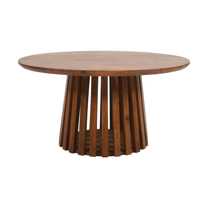 Compton Mango Wood Round Coffee Table