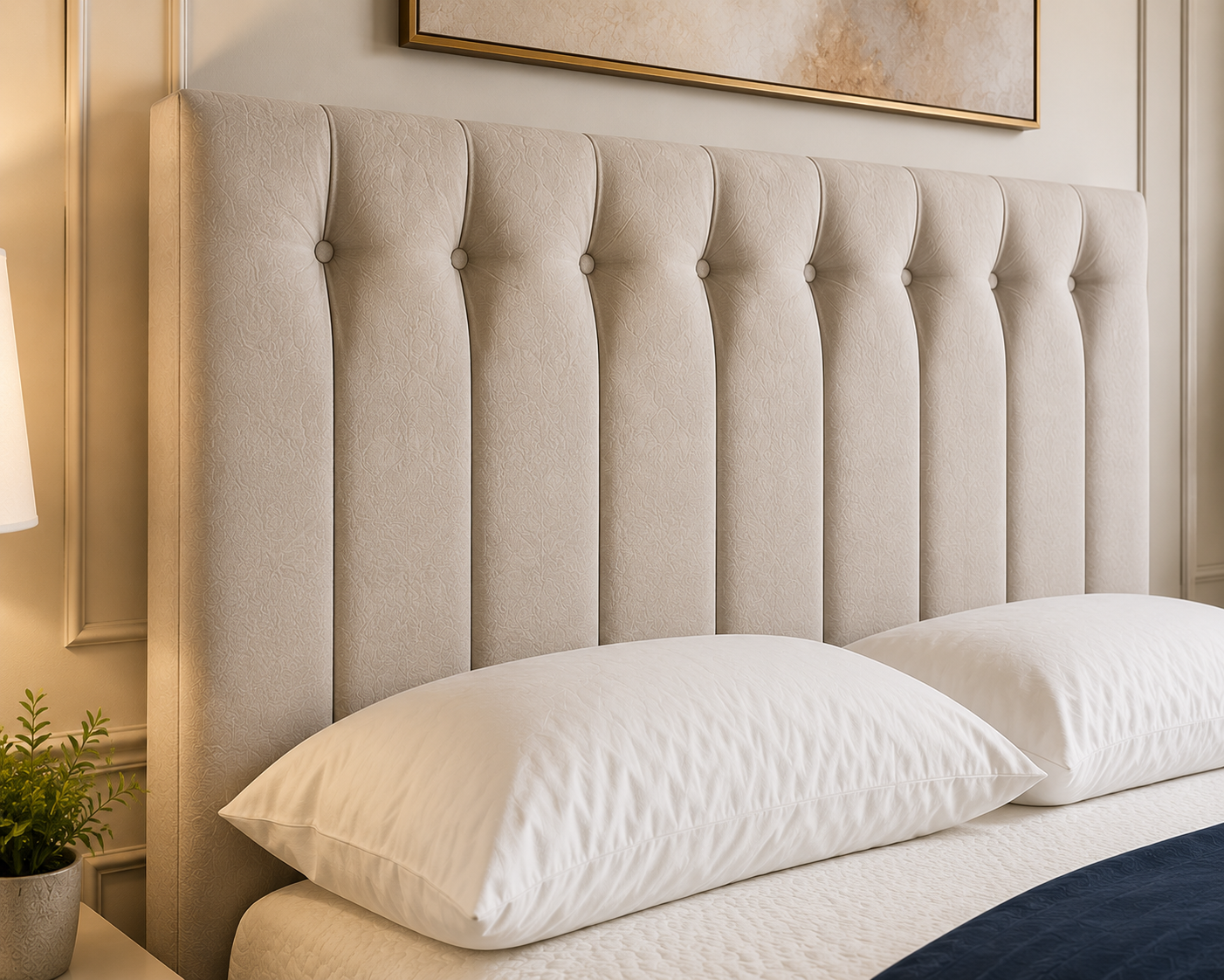 Handcrafted Milan upholstered storage bed by Monarch Beds