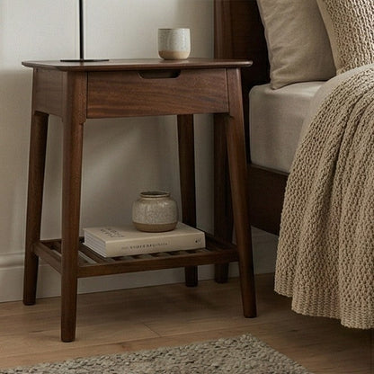Norway Walnut Bedside Table