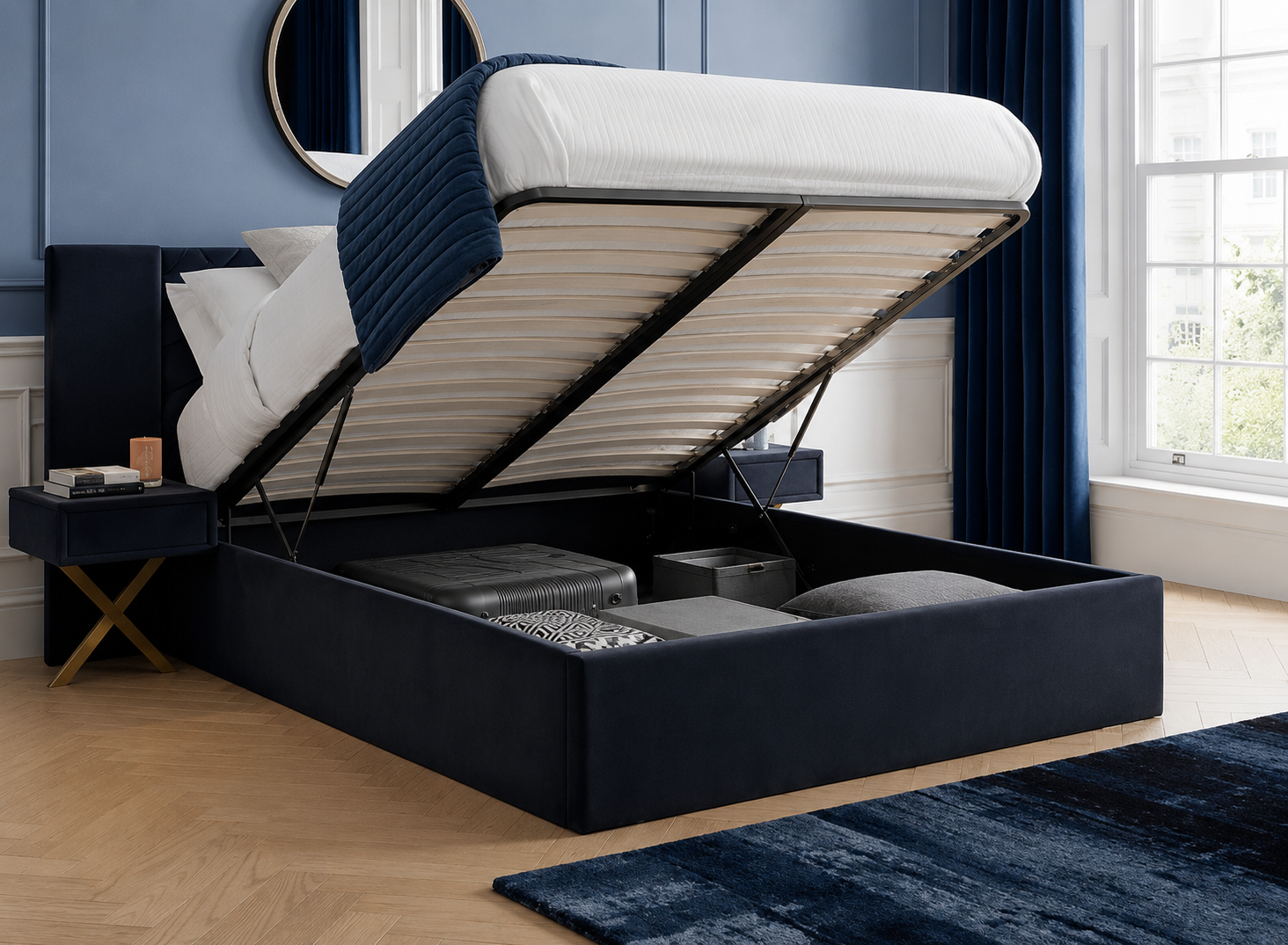Arthur Vertical Luxury Bed - Featured in the Revolut Advert - Monarch Beds and Mattresses