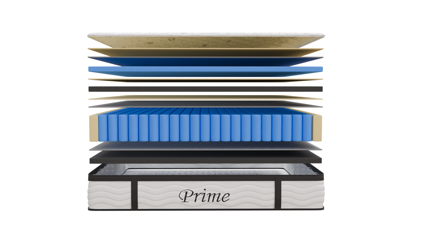 Prime 3000 Pocket Gel Mattress with reinforced edge support