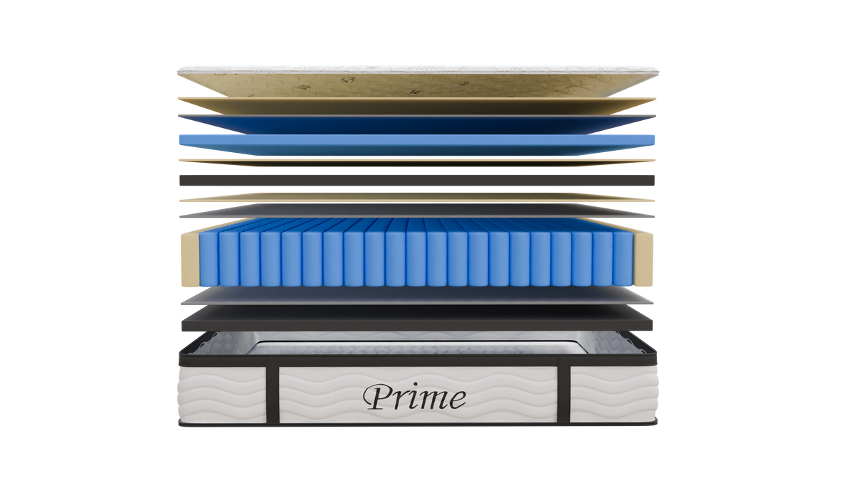 Prime 3000 Pocket Gel Mattress with reinforced edge support