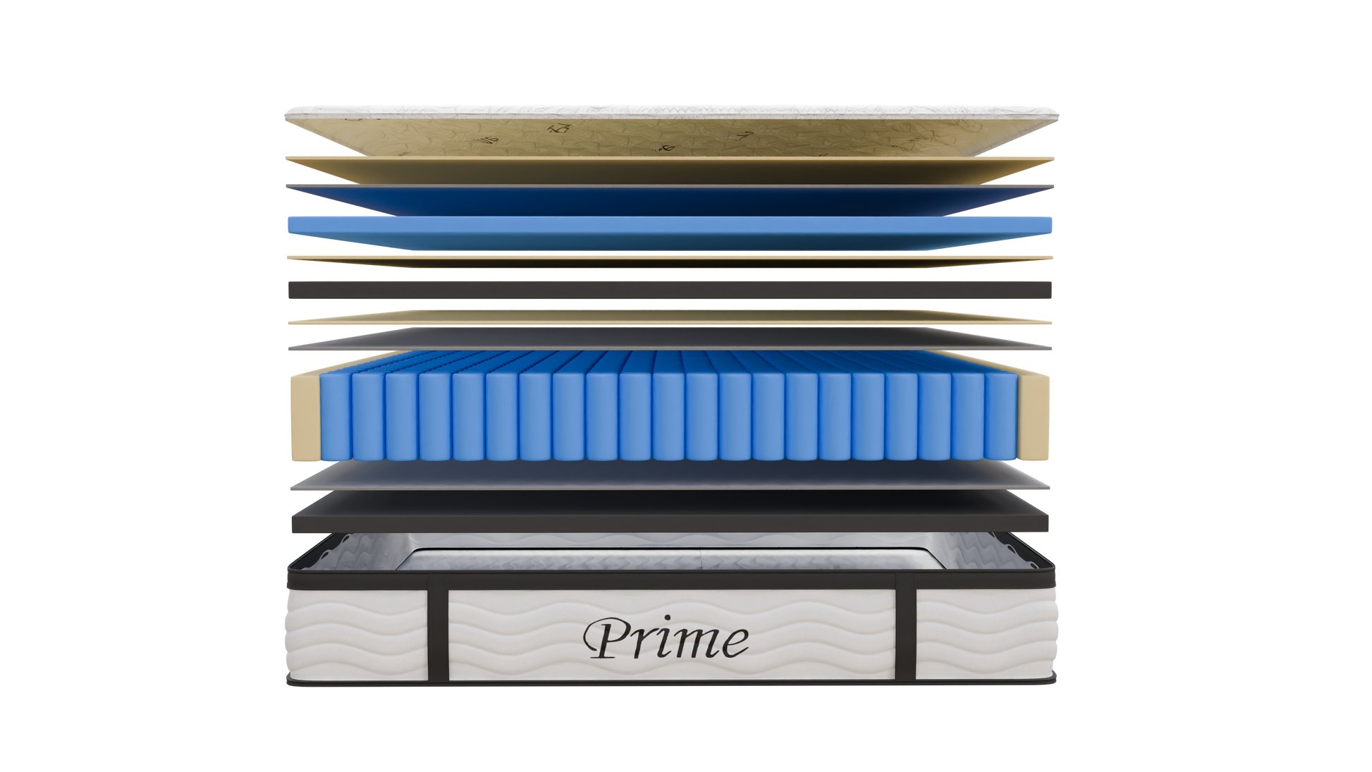 Prime 3000 Pocket Gel Mattress with reinforced edge support