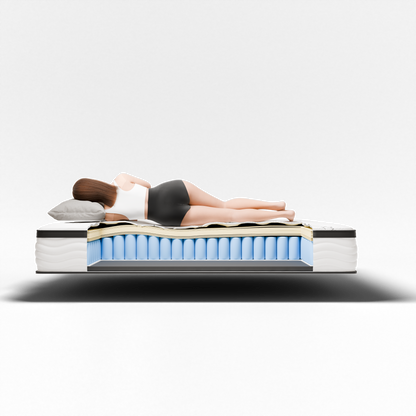 Prime 3000 Pocket Gel Mattress with reinforced edge support