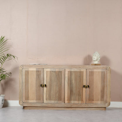 Preston Mango Wood 4 Doors Large Sideboard