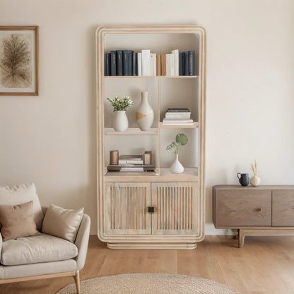Preston Mango Wood Bookcase