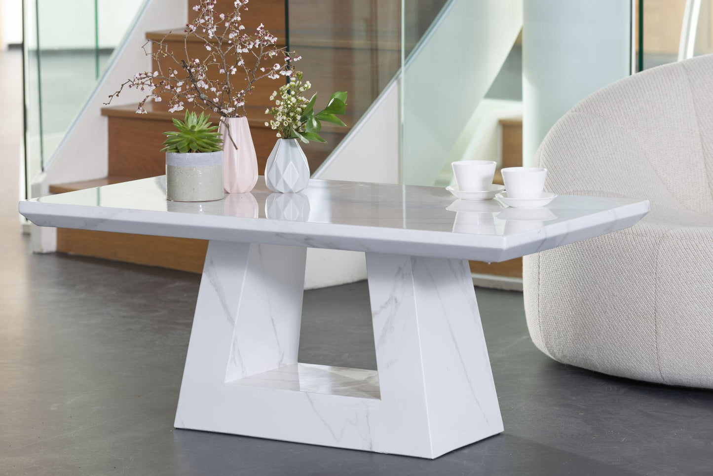 Monarch White Coffee Table