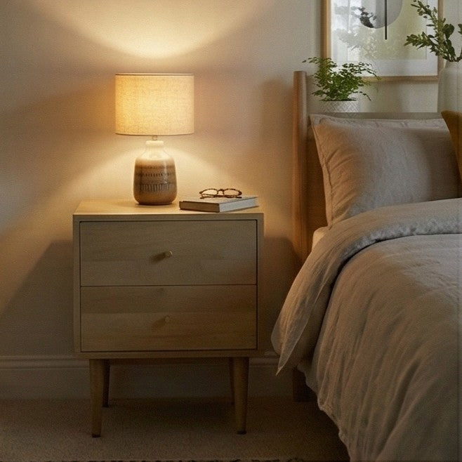 Mango Wood Oslo Bedside Table