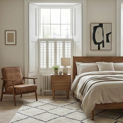 Scandinavian Light Walnut Oslo Bedside Table