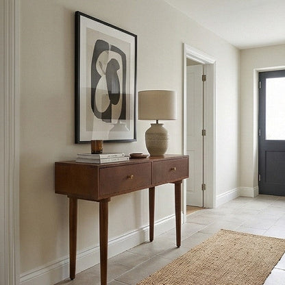 Scandinavian Walnut Oslo Console, Dressing Table, and Desk