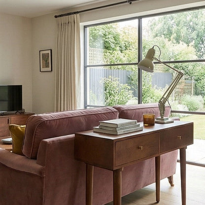 Scandinavian Walnut Oslo Console, Dressing Table, and Desk