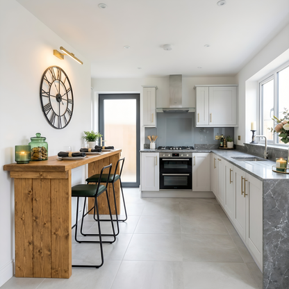 SOLA Solid Wood Dining Table / Breakfast Bar