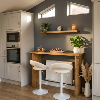 SOLA Solid Wood Dining Table / Breakfast Bar