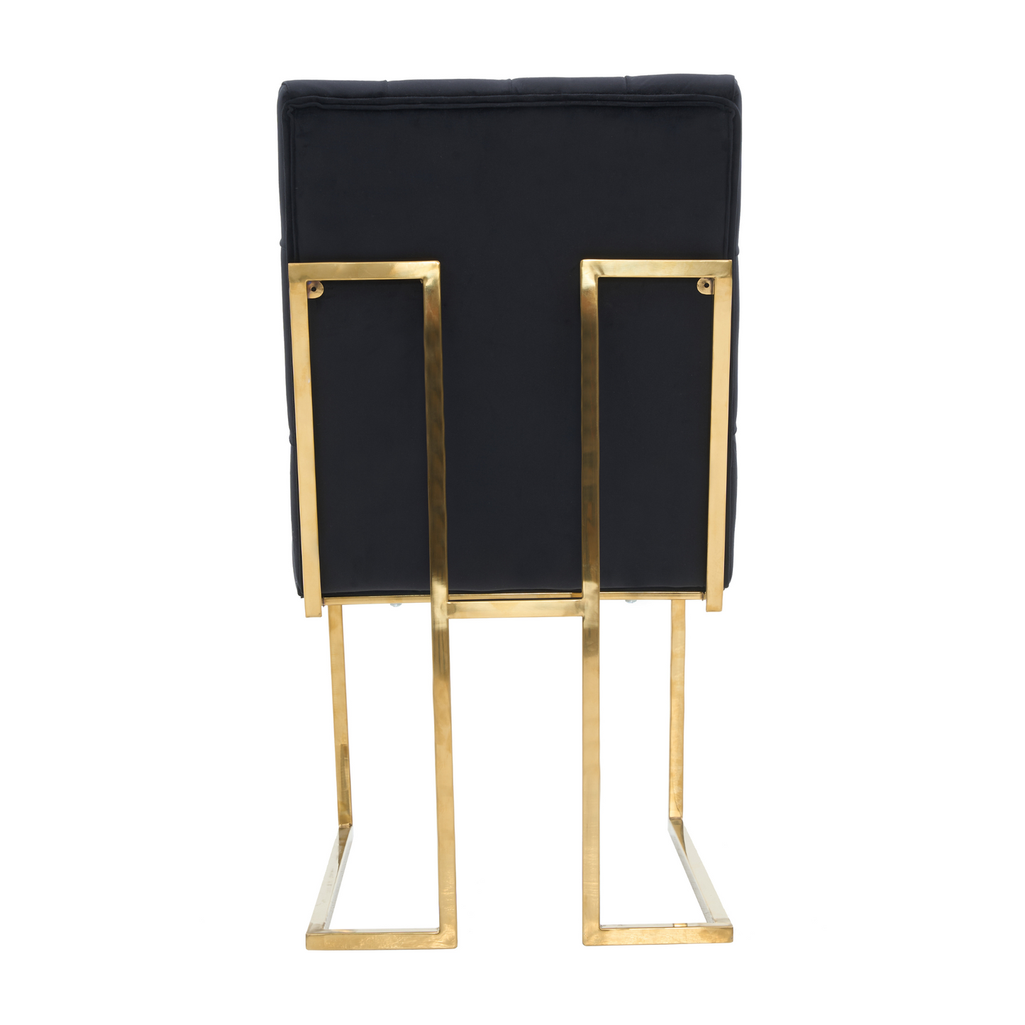 Siena Tufted Velvet Dining Chair – Gold Frame, Modern Accent