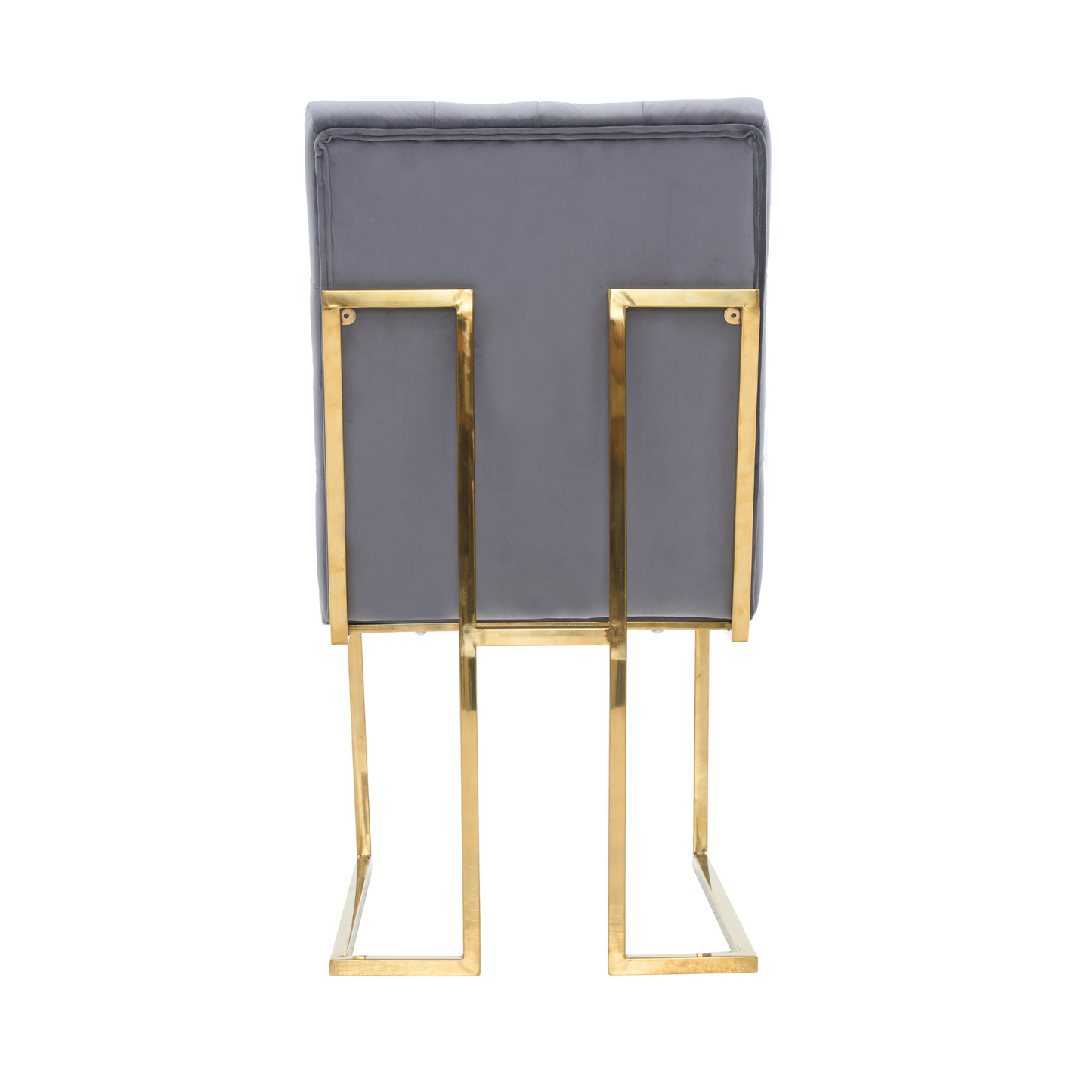 Siena Tufted Velvet Dining Chair – Gold Frame, Modern Accent