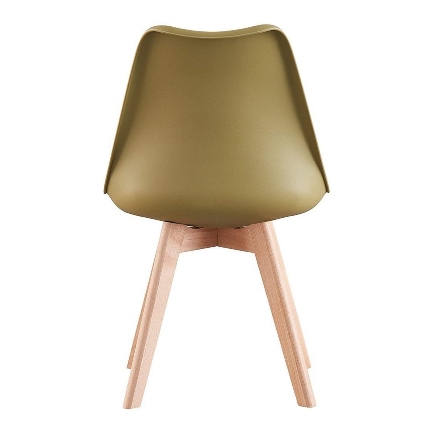 Black Halo Dining Table & Set of 4 Jamie Lorenzo Tulip chairs with Padded Seat