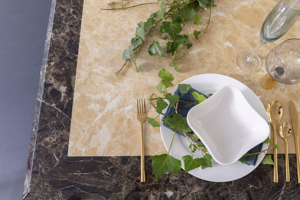 close up of venus dining table