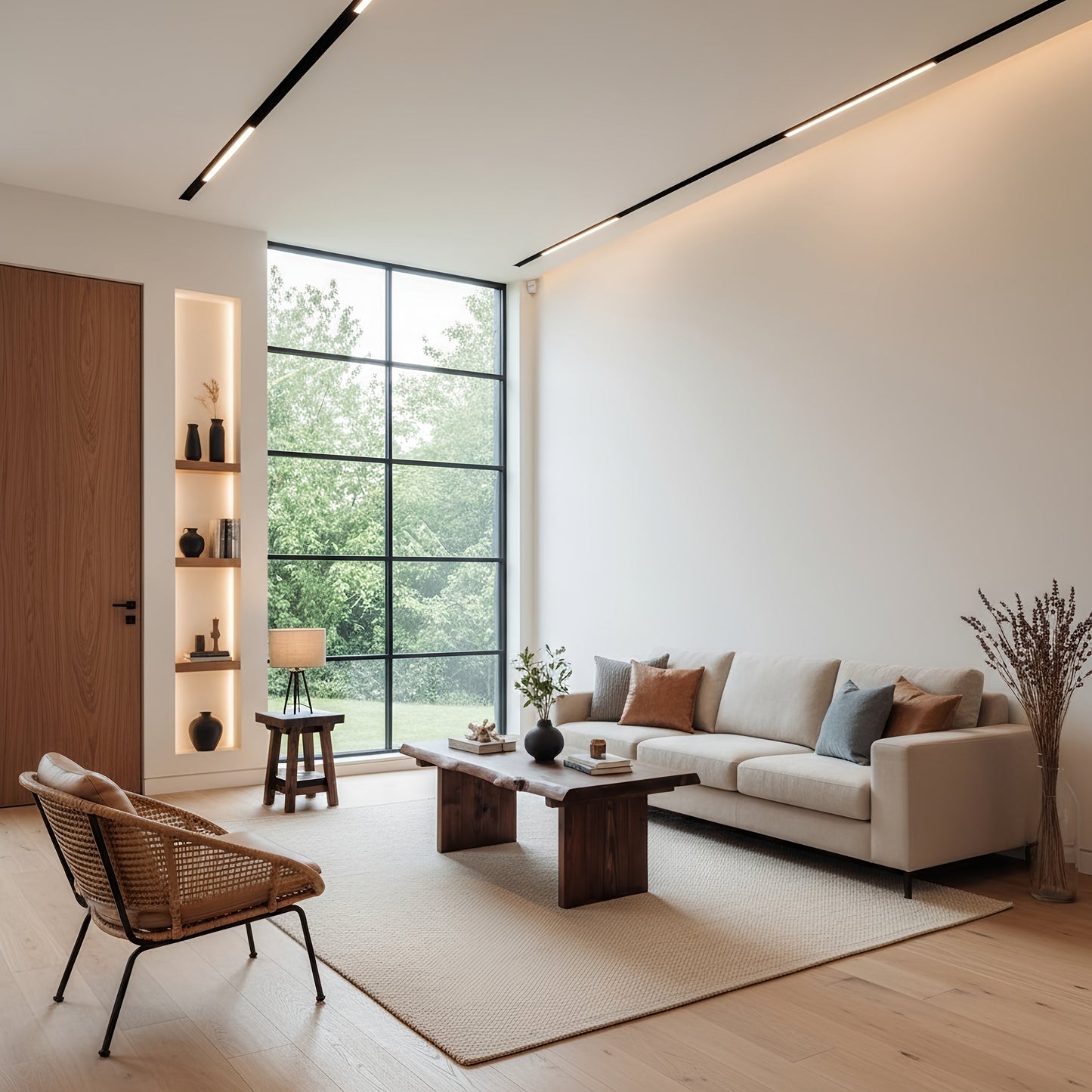 LINA Chunky Live / Waney Edge Coffee Table in Walnut Colour