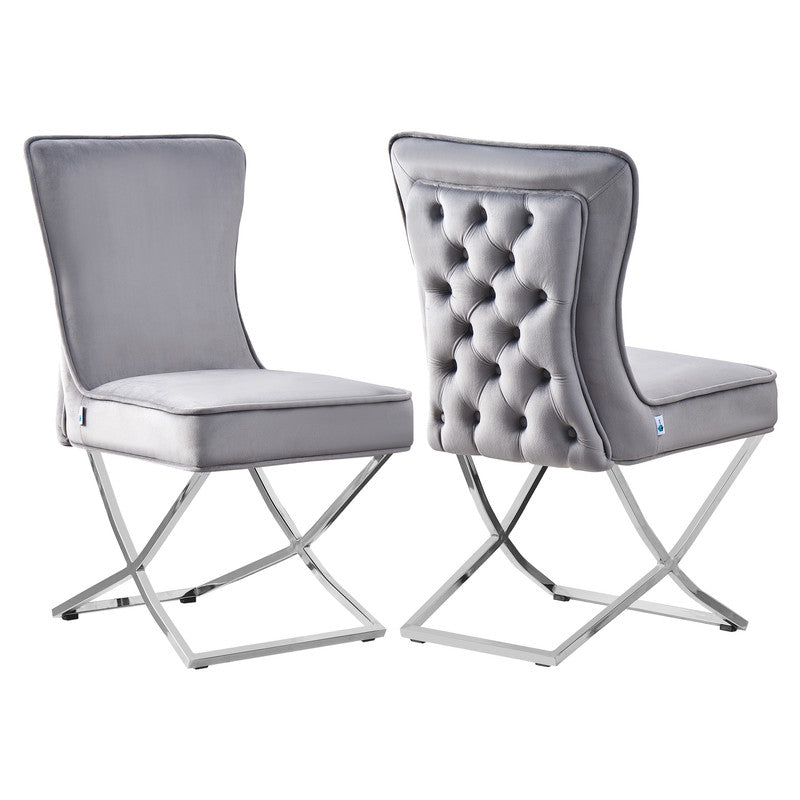 Trafalgar Velvet Dining Chair