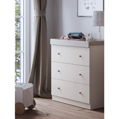 Little Acorns Burlington Dresser - Cashmere & Grey Ash