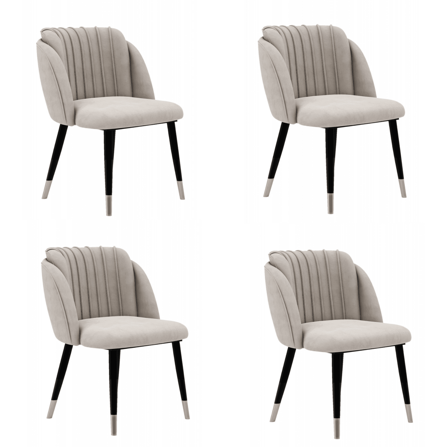 Milano velvet dining chair