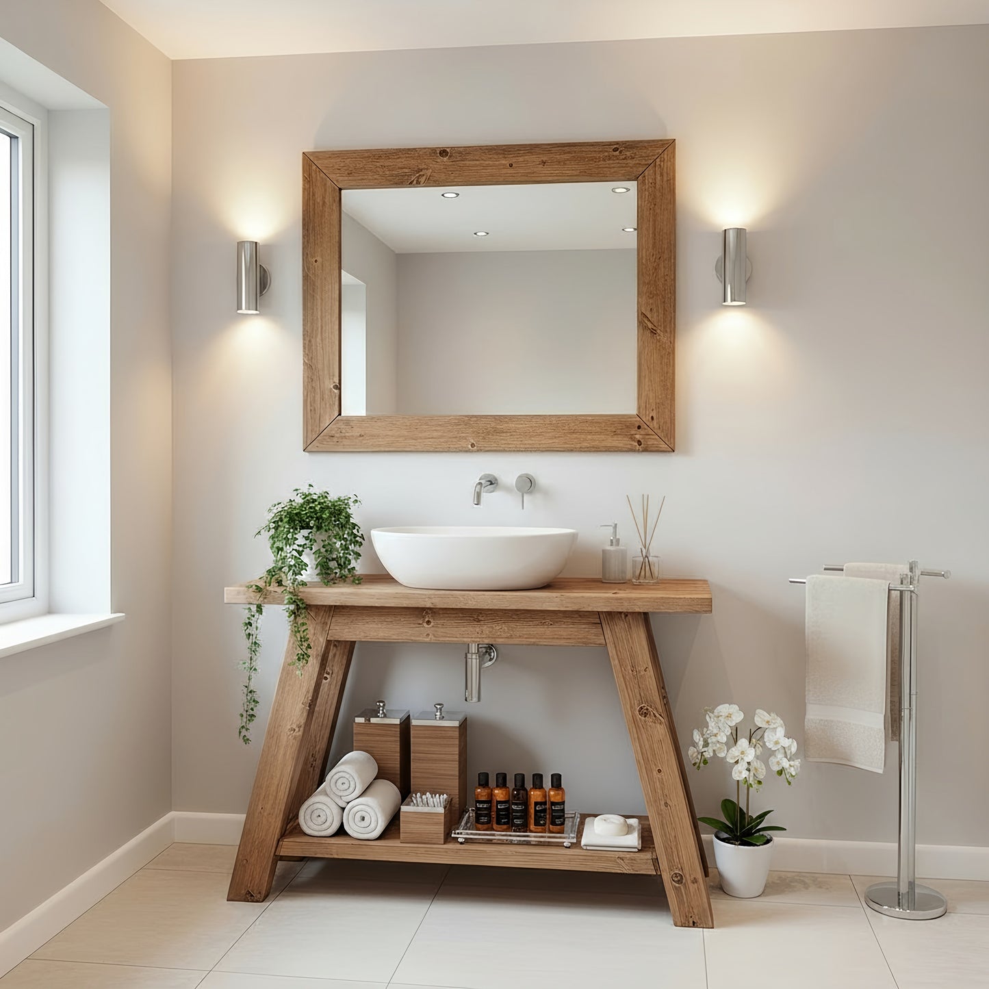 DASI Bathroom Vanity With Shelf