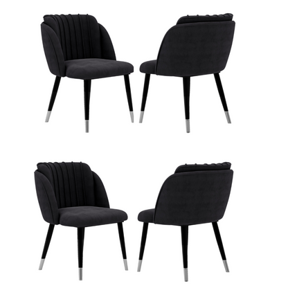 Milano velvet dining chair