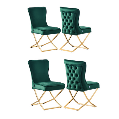 Trafalgar Velvet Dining Chair