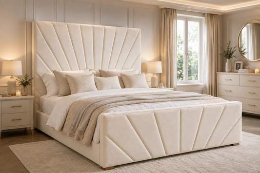 florida bed in cream