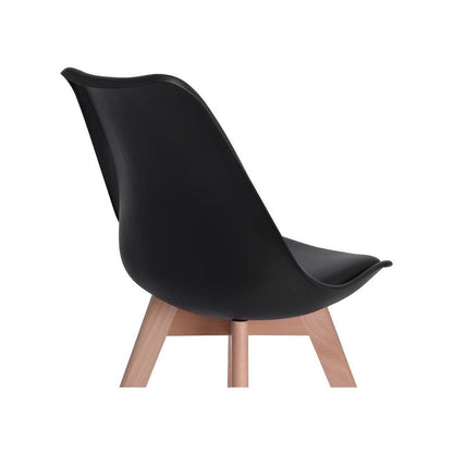 Jamie Halo Round Dining Table Set with 4 Chairs